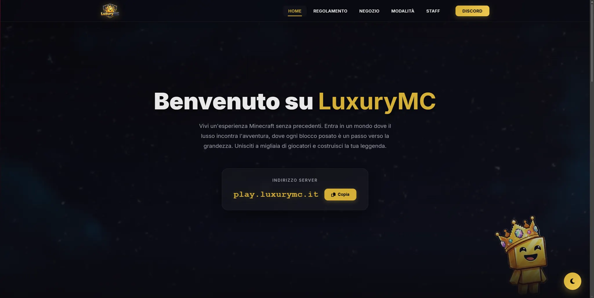 LuxuryMC - Sito web